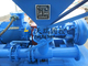 Blue Oilfield Shear Type Jet Mud Mixer With Mixing Hopper 45kw Motor Power